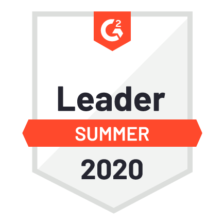 G2 Sales Engagement Software Leader Summer 2020 badge