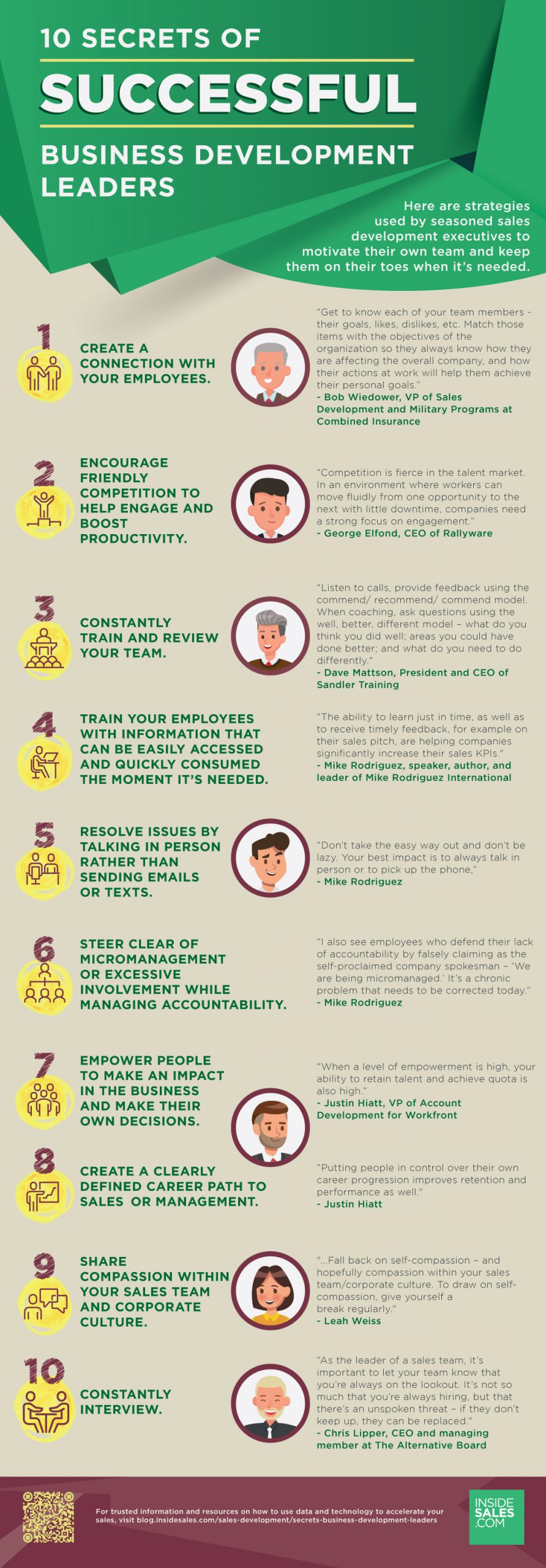 infographic | Secrets of Successful Business Development Leaders