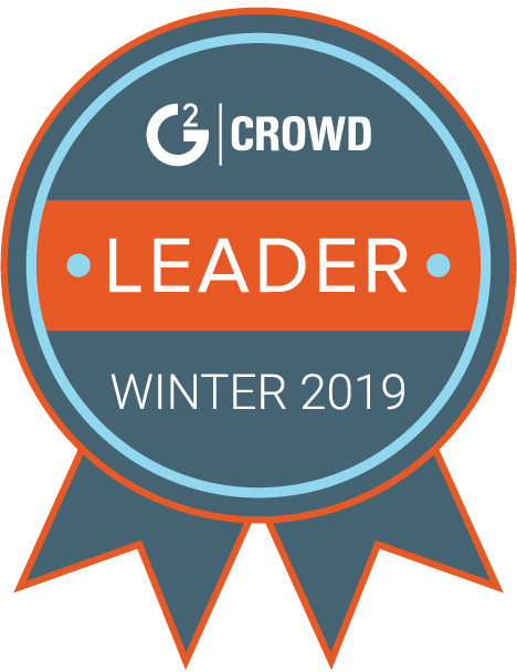 G2Crowd 2019 leader logo