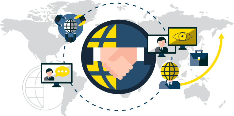Cross border sales network | 7 Ways to Increase Visibility for a Sales Organization | b2b | sales and marketing