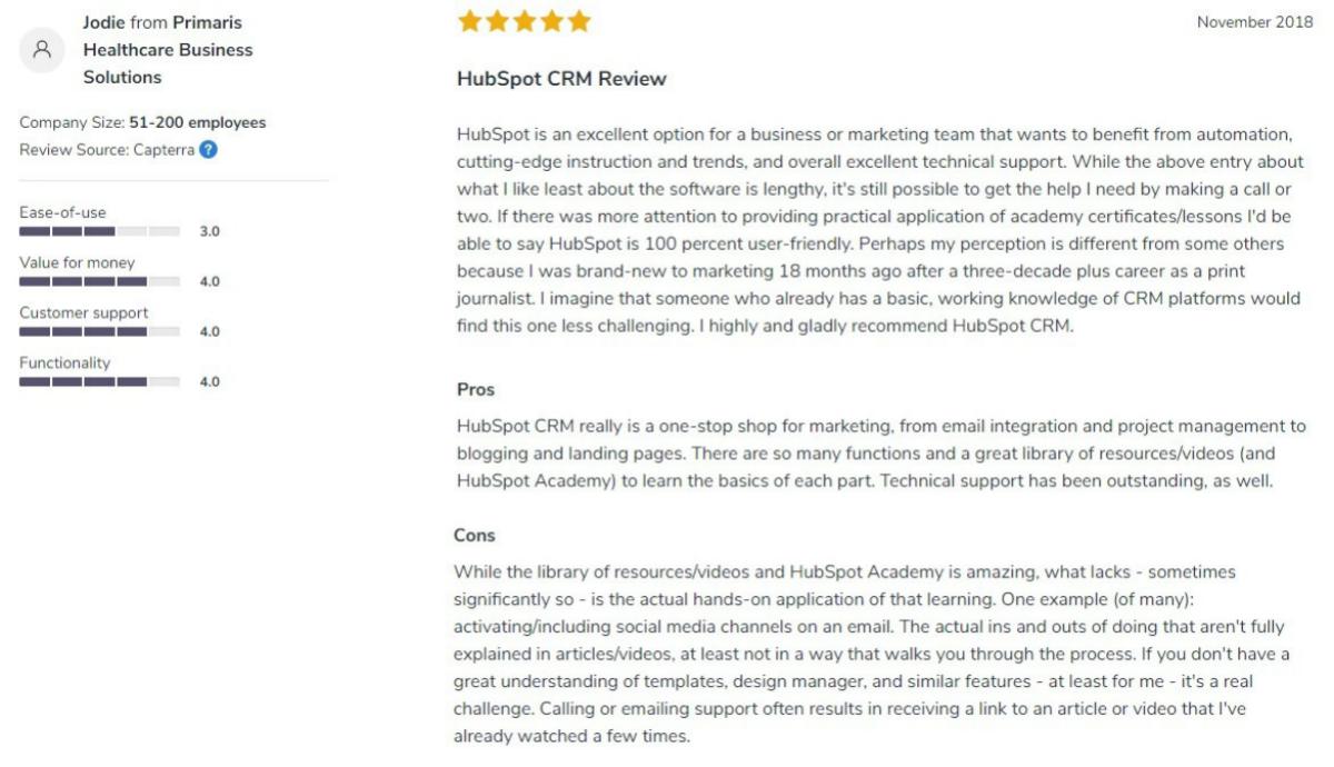 Jodie from Primaris Healthcare Business Solutions | What Is Hubspot CRM? | Overview, Features, And Pricing | hubspot crm | hubspot review