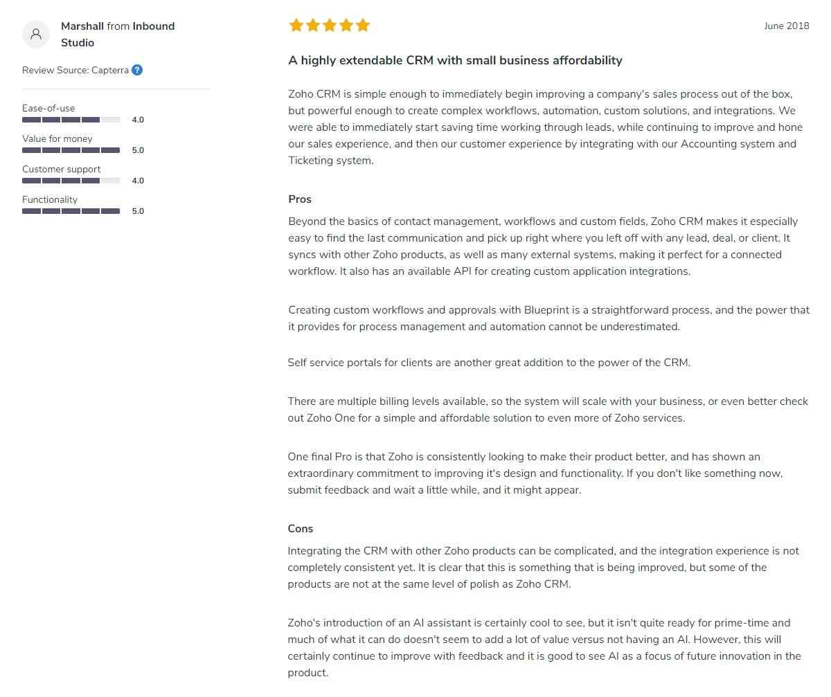 Review by Marshall from Inbound Studio | Lead Management Software Review | best lead management software