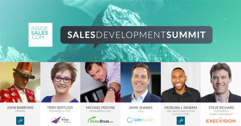 sales development summit 2018 speakers