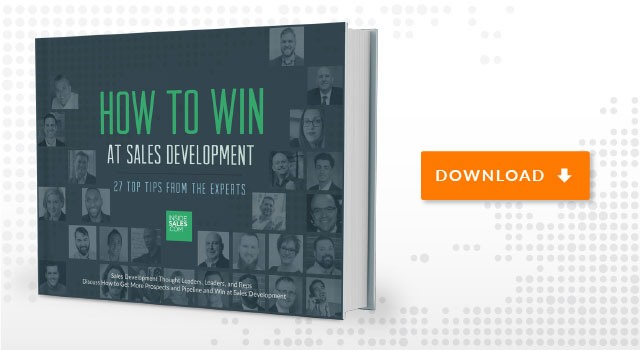 how to win at sales development -- download ebook