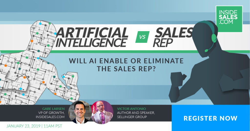 artificial intelligence vs the sales development rep - will AI enable or eliminate the sales rep?